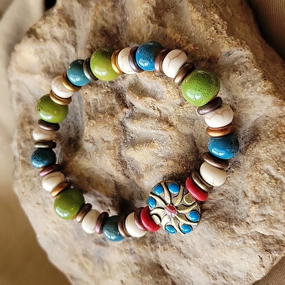 Southwestern Earth Elements Bracelet - Picture 1 of 4